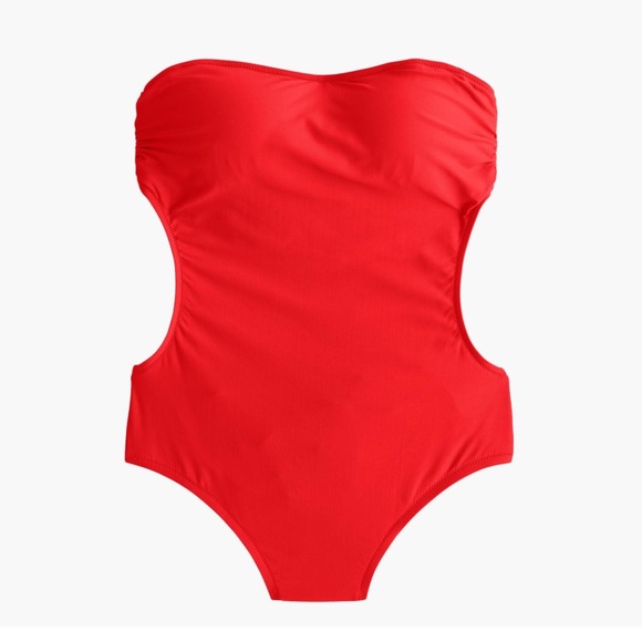 J. Crew Other - ❤️❤️J. Crew Red Cut Out Swim Suit❤️❤️